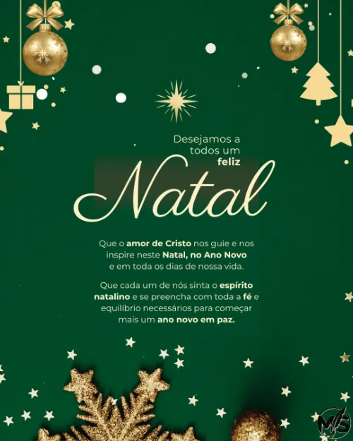 Cartão Natal Amor Cristo